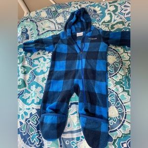Columbia fleece bunting suit